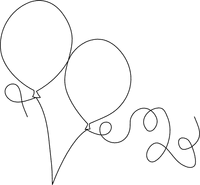 Balloon Continuous Line