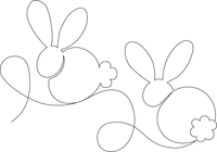 Cottontails Pantograph