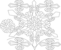 Stephy's Snowflake Bdr 10