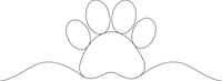 Dog Paws, Triangle  - OESD