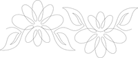 Looped Flower Border